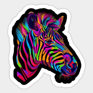 Zebra Fearsome Fighters Sticker